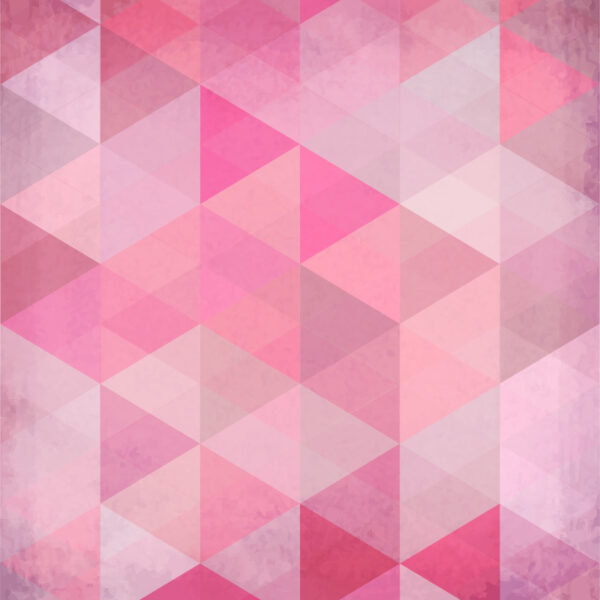 Love Pink Vector Triangles Wall Mural
