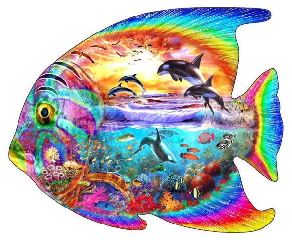 Adrian Chesterman's Fish Puzzle Wall Mural
