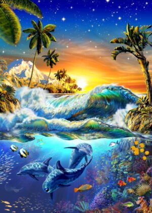 Adrian Chesterman's Hawaiian Dawn Wall Mural