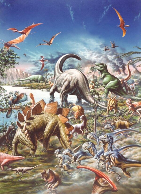 Adrian Chesterman's Jurassic Kingdom Wall Mural