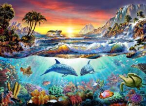 Adrian Chesterman's Paradise Bay Wall Mural