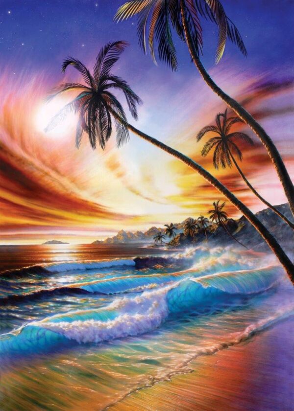 Adrian Chesterman's Tropical Beach Wall Mural