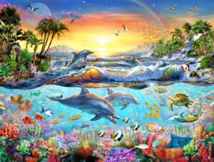 Adrian Chesterman's Tropical Bay Wall Mural