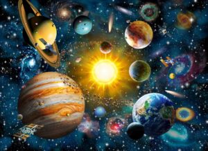 Adrian Chesterman's Our Solar System Wall Mural