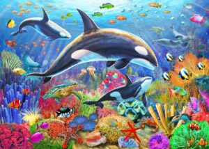 Adrian Chesterman's Orca fun Wall Mural