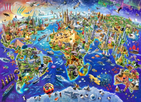 Adrian Chesterman's Crazy World Wall Mural