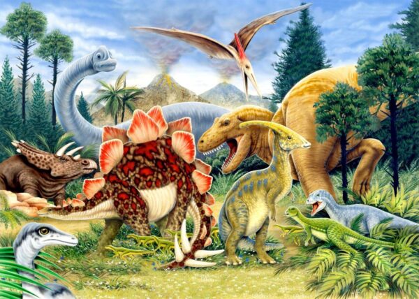 Howard Robinson's Dinosaurs Wall Mural