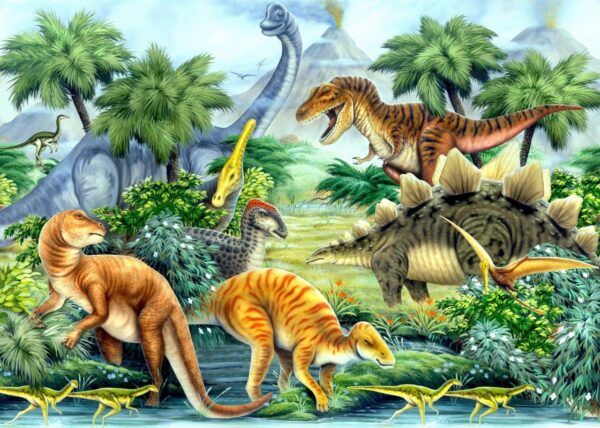 Howard Robinson's Dino Valley Wall Mural