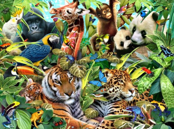 Howard Robinson's Forest Friends Wall Mural