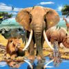 Howard Robinson's South Africa Big 5 Wall Mural