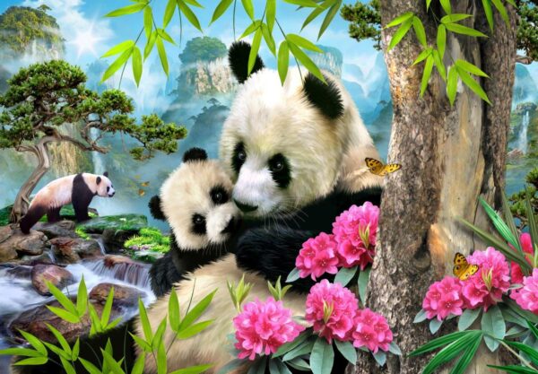 Howard Robinson's Morning Panda Wall Mural