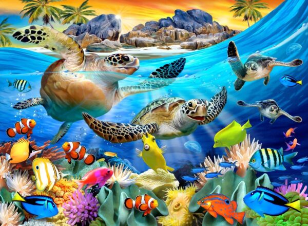 Howard Robinson's Turtle Beach Wall Mural