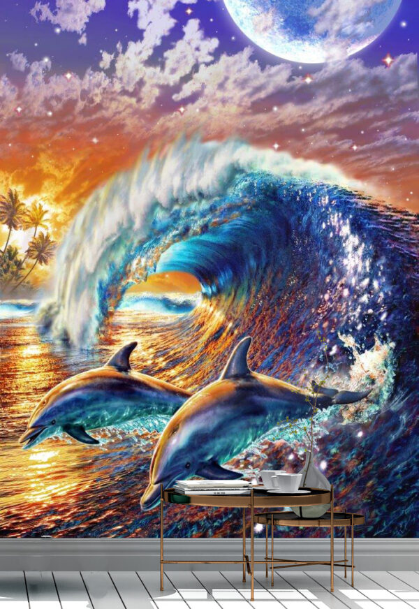 Adrian Chesterman's Dawn Tryst Wall Mural - Image 2