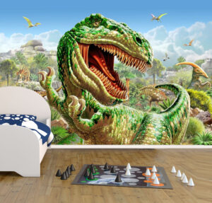 Adrian Chesterman's Dinoland Wall Mural