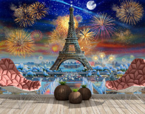 Eiffel Tower, France, Wonder of the world, Wall mural ideas, Celebration