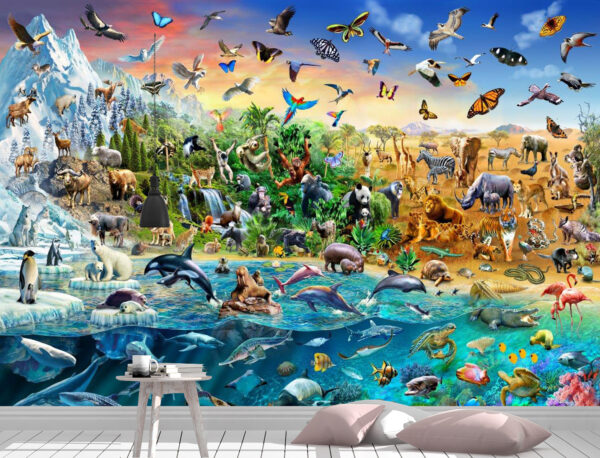 Adrian Chesterman's Endangered Species Wall Mural - Image 2