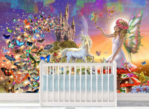 Adrian Chesterman's Fairyland Wall Mural