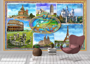 Wonders of the world, Exclusive, Artist collection, Wall mural ideas