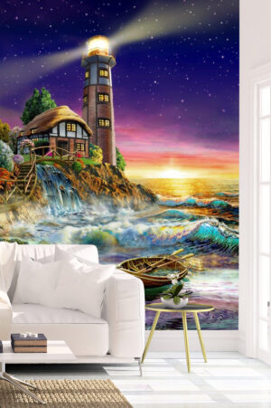 Lighthouse, Portrait, Living Room