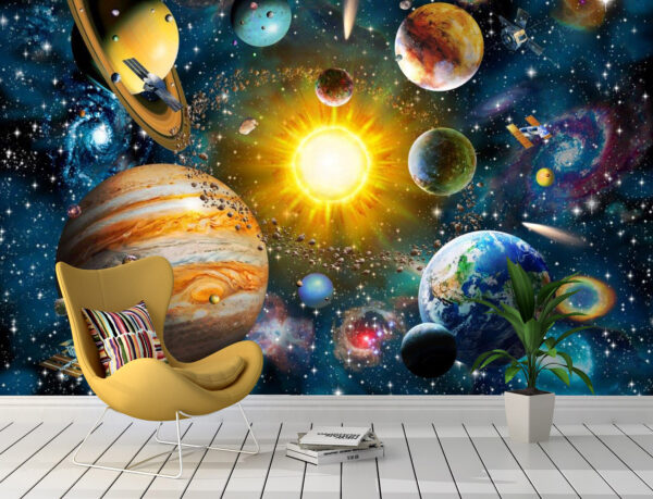 Adrian Chesterman's Our Solar System Wall Mural - Image 2