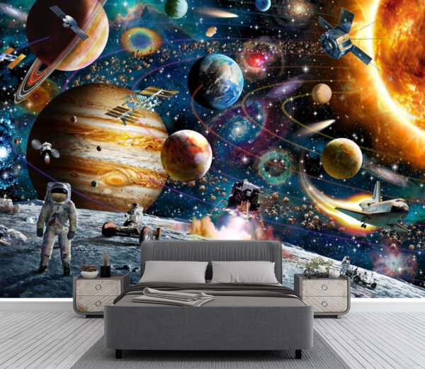 Adrian Chesterman's Space Odyssey Wall Mural - Image 2