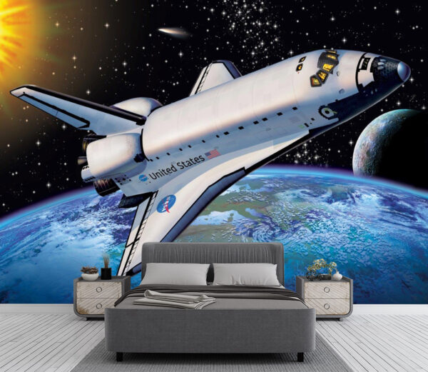 Adrian Chesterman's Space Shuttle Wall Mural - Image 2