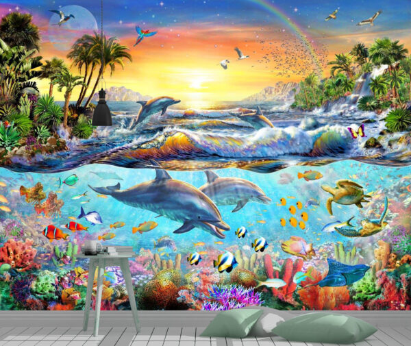 Adrian Chesterman's Tropical Bay Wall Mural - Image 2