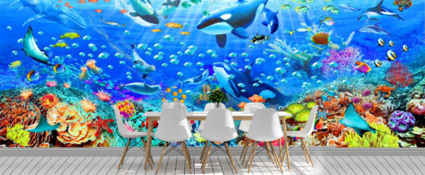 Adrian Chesterman's Underwater Panorama Wall Mural - Image 2