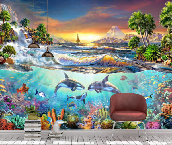 Adrian Chesterman's Valhalla Dawn Wall Mural - Image 2