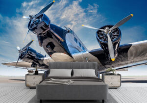 Aircraft Adventure Wall MuralAircraft Adventure Wall Mural