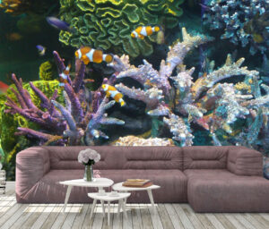 Attractive Flora and Fauna Wall Mural