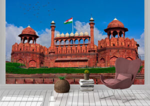 Beautiful Royal Red Fort India Wall Mural