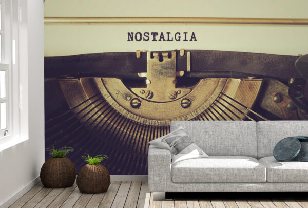 Best Word "Nostalgia" Wall Mural
