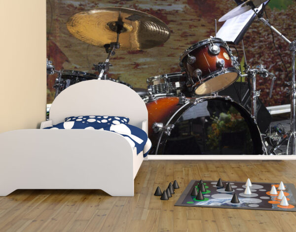 Big Drum Set Wall Mural