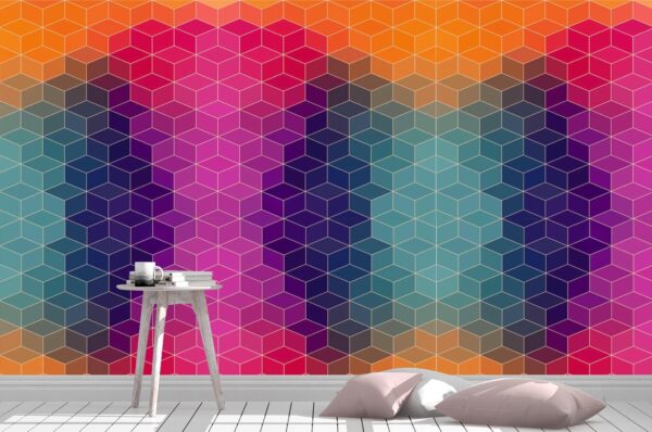 Bright Vector Pattern Wall Mural