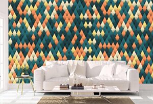 Colorful Abstract Pattern Wall Mural
