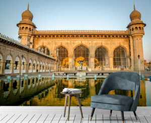 Famous Hyderabad Mecca Masjid Wall Mural