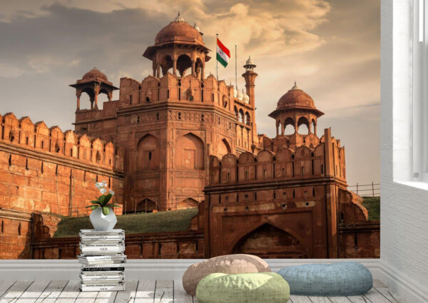 Famous Red Fort Delhi Wall Mural