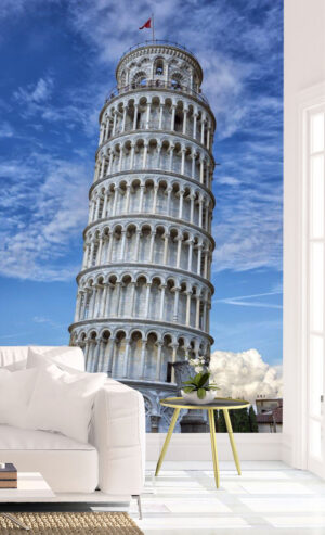 Famous Tower of Pisa Wall Mural