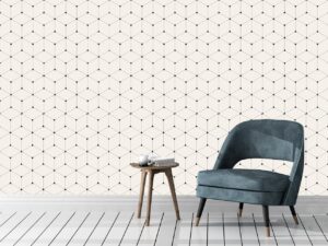 Fine Rhombus Lines Wall Mural