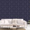 Geometric Gold Texture Wall Mural