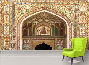 Famous Amber Fort in India Wall Mural