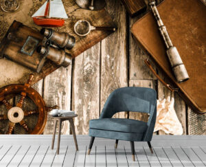 Grunge Retro Toned Vintage Wall Mural