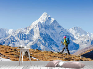 Happy Hiker Adventure Wall Mural