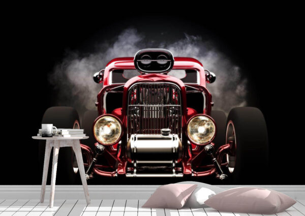 Hot Smoky Ride Wall Mural