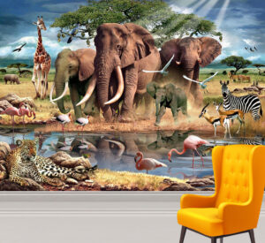 Howard Robinson's At the Water's Edge Wall Mural