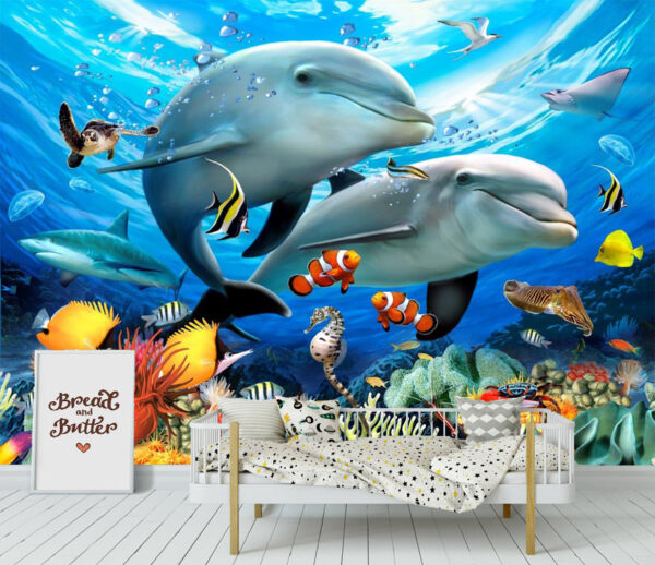 Howard Robinson's Beneath the Waves Wall MuralHoward Robinson's Beneath the Waves Wall Mural