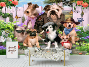 Howard Robinson's Cool Dudes Landscape Wall Mural