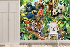 Forest and friends, Wall mural