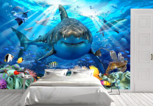 Howard Robinson's Great White Shark Wall Mural